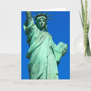 Tarjeta Nueva York, estatua de la libertad