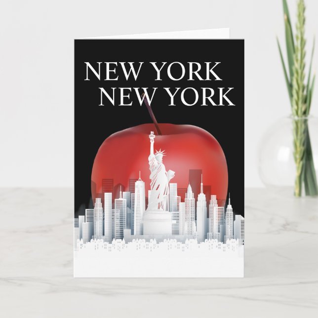 Tarjeta Nueva York - La Gran Manzana (Anverso)