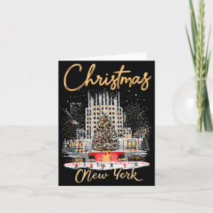 Tarjeta Nueva York Ny Viaje De Chicas En Navidad Coinciden