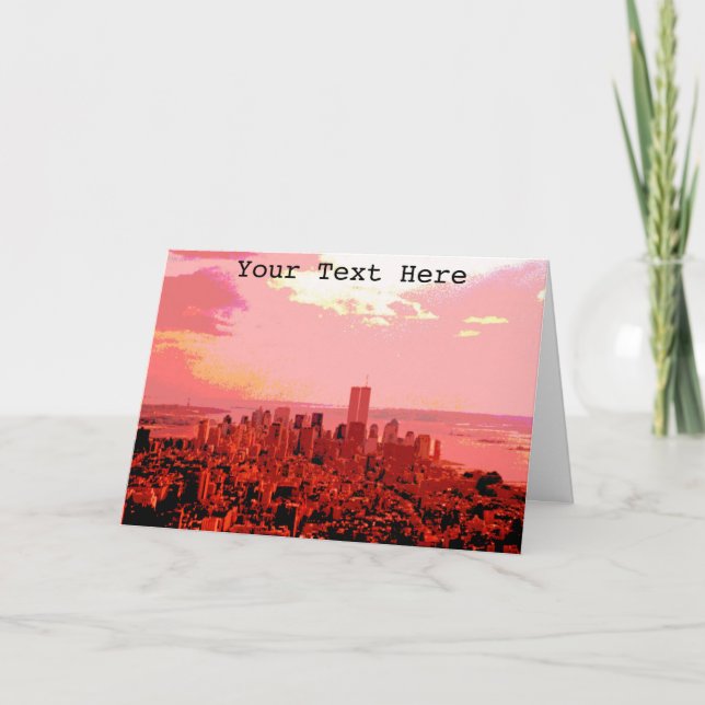 Tarjeta Nueva York personalizable (Anverso)
