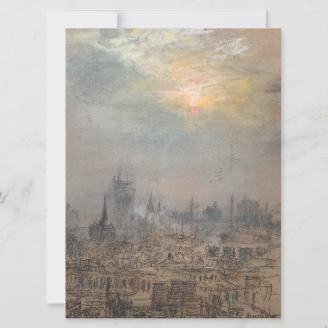 Tarjeta Nueva York vintage (Anverso)