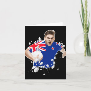 Tarjeta Nueva Zelanda Jersey de Rugby 2021 Nueva Zelanda R