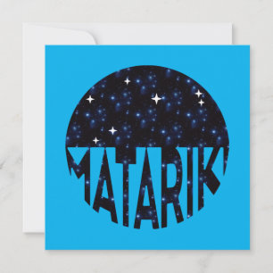 Tarjeta Nueva Zelanda Siete Hermanas Maori MATARIKI 2b