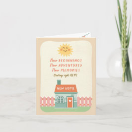 Tarjeta Nuevas felicitaciones para el hogar Nuevas VENTAJA