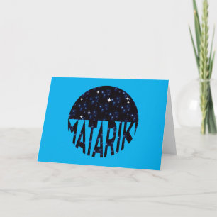 Tarjeta Nuevas Hermanas Matariki Maoríes de Nueva Zelanda 