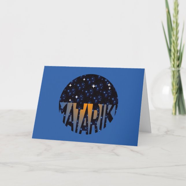 Tarjeta Nuevas siete hermanas de Nueva Zelanda Maori MATAR (Anverso)