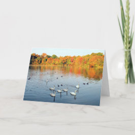 Tarjeta Nueve cisnes