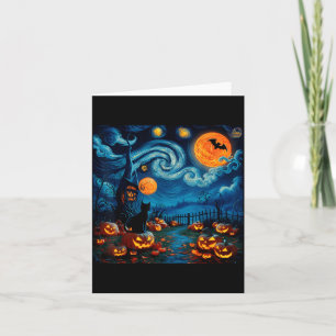 Tarjeta Nuevo arte estrellado Noche Arte de cielo Y Hallow