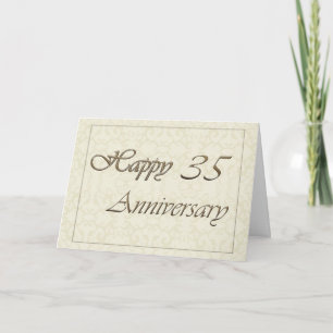 Tarjeta Nuevo Clásico del 35 Aniversario del Empleado
