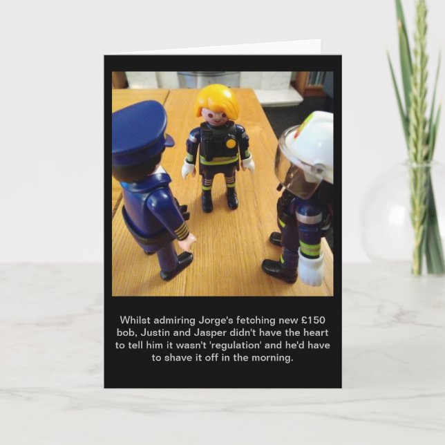 Tarjeta Nuevo corte de pelo (Anverso)