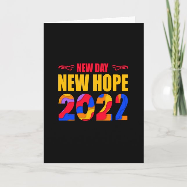 Tarjeta Nuevo día Nueva esperanza 2022-feliz año nuevo-div (Anverso)
