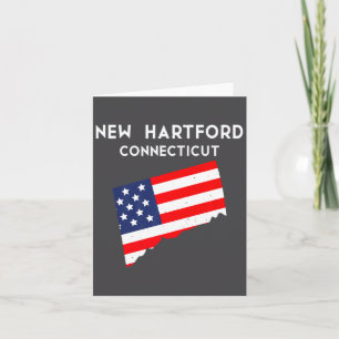 Tarjeta Nuevo Hartford Connecticut EE. UU. Estado América