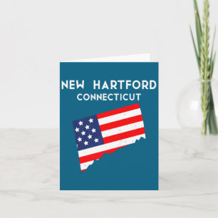 Tarjeta Nuevo Hartford Connecticut Estados Unidos América