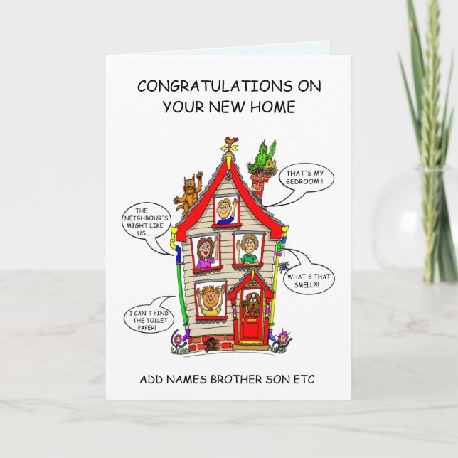 Tarjeta Nuevo hogar (Anverso)