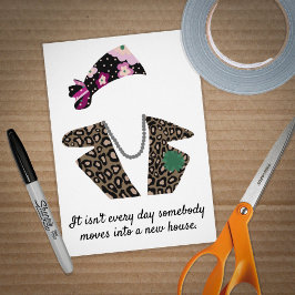 Tarjeta Nuevo hogar no es cada día que alguien se mueve