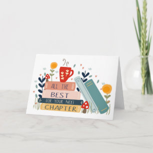 Tarjeta Nuevo libro de aventuras para la jubilación