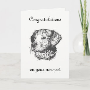 Tarjeta Nuevo Mascota