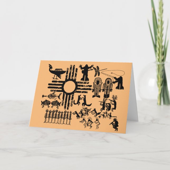 Tarjeta Nuevo México Zia Sun (Anverso)