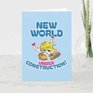 Tarjeta Nuevo Mundo en Construcción - Voluntario de la JW