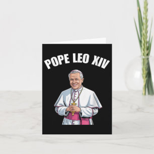 Tarjeta Nuevo Papa Norteamericano Leo Xiv