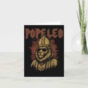 Tarjeta Nuevo Papa Norteamericano Leo Xiv