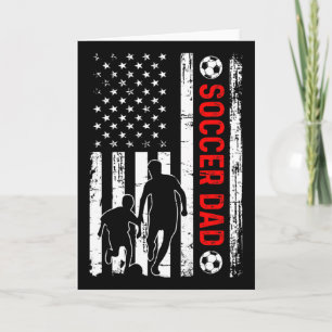 Tarjeta Nuevo Papá Pronto Será Papá Futbolista Retro Ameri