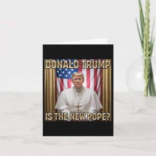 Tarjeta Nuevo papa Trump Tee - Chiste político divertidísi