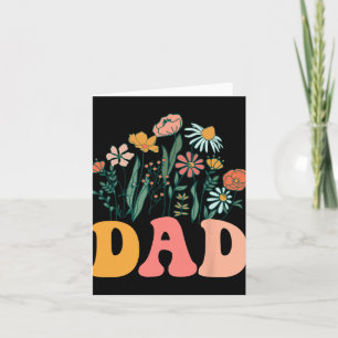 Tarjeta Nuevo Papá Wildflower Primer Cumpleaños &amp; Baby