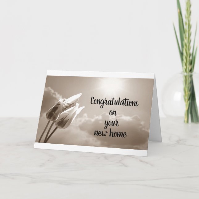 TARJETA ***NUEVO PROPIETARIO DE LA VIVIENDA*** FELICITACIO (Anverso)