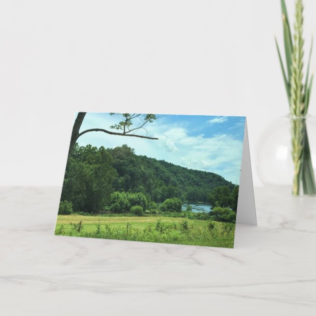 Tarjeta Nuevo río, Virginia (Anverso)