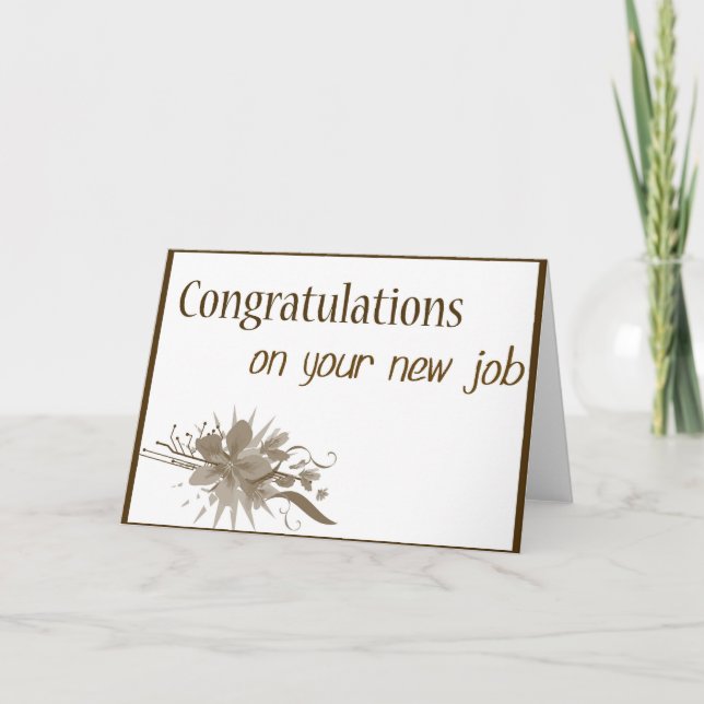 Tarjeta Nuevo trabajo (Anverso)