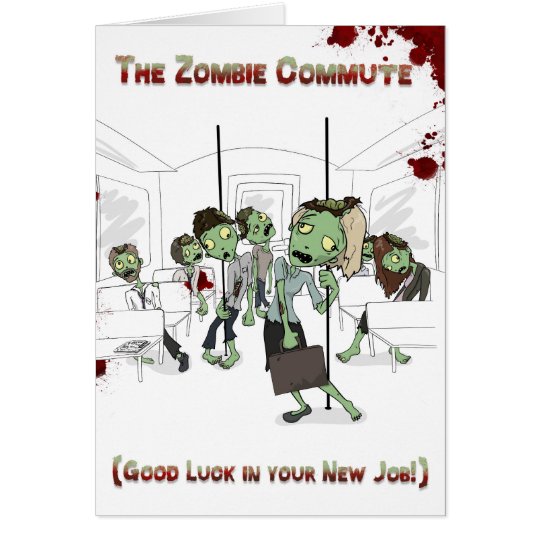 Tarjeta Nuevo trabajo del zombi