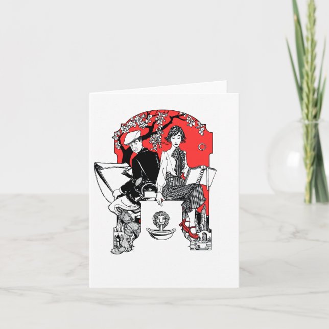 Tarjeta ¡Nuevo!  Un libro en la oscuridad Notecard (Anverso)