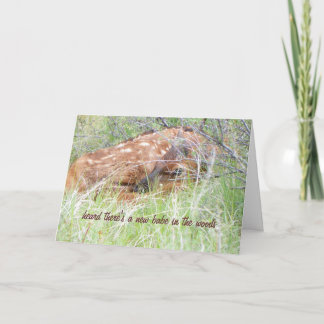 Tarjeta Nuevos Babe en las felicitaciones de Woods
