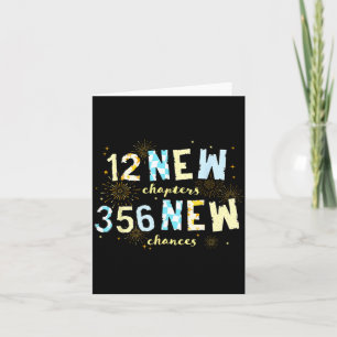 Tarjeta Nuevos Capítulos 365 Nuevas Oportunidades Feliz Añ