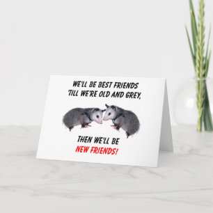 Tarjeta Nuevos viejos amigos