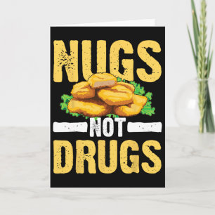 Tarjeta Nuggets Divertidos No Drogas Regalo De Nuggets De