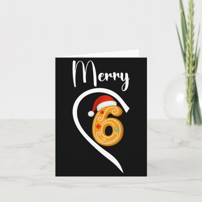 Tarjeta Number 67 Matching Christmas 6 7 Six Seven 6 7 Mem (Anverso)