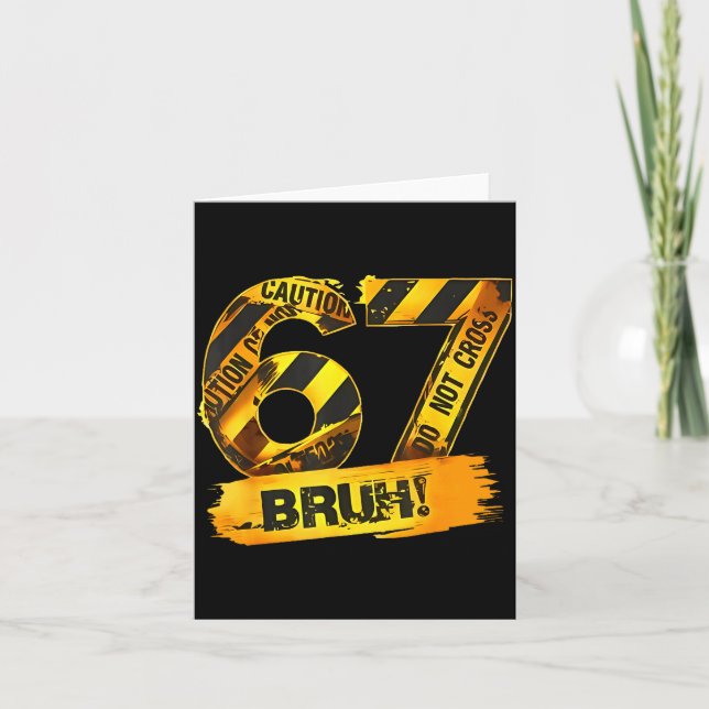 Tarjeta Number 67 Numbered Uniform Srts Jersey Team 67th B (Anverso)