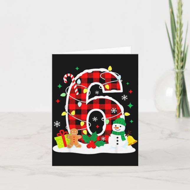 Tarjeta Number 6 Funny 67 Six Seven Meme Matching Couple C (Anverso)