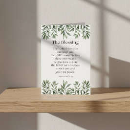 Tarjeta Numbers 6:24-26 The Lord Bless You and Keep You