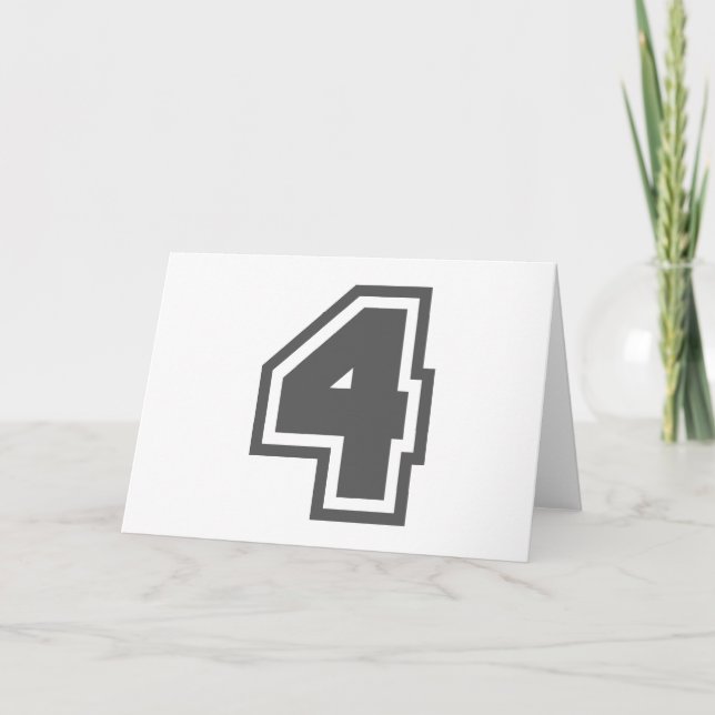 Tarjeta Número 4 (Anverso)