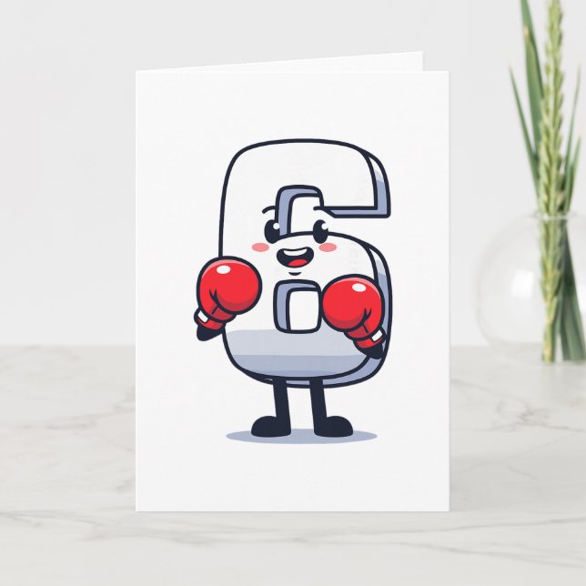 Tarjeta Número 7 coincidente con 67 Meme Boxeo Hombres Muj (Anverso)