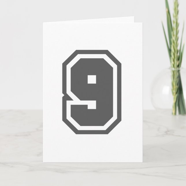 Tarjeta Número 9 (Anverso)