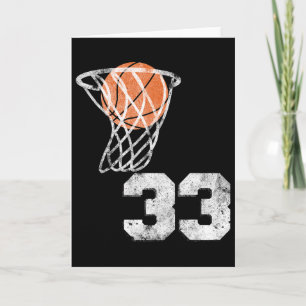 Tarjeta Número de jugador de vintage Sketll Jersey Número