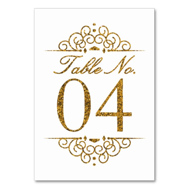 Tarjeta número de tabla de Boda de efecto Purpurin (Anverso)