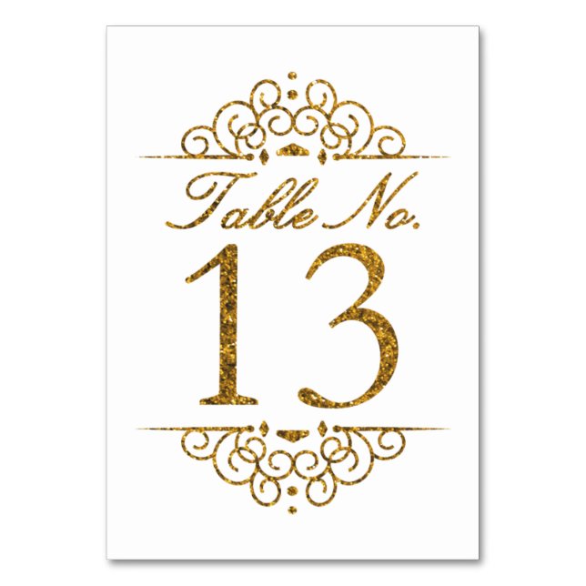 Tarjeta número de tabla de Boda de efecto Purpurin (Anverso)