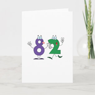 Tarjeta Número feliz 82