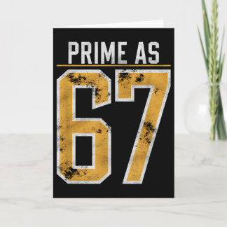 Tarjeta Número Primo Como 67