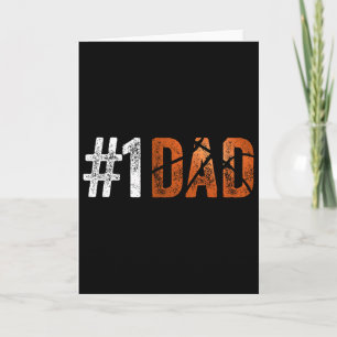 Tarjeta Número Uno, Padre De Bysketbyll Del Hijo Por Día D